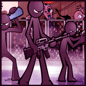 The Angry wacky stickman icon