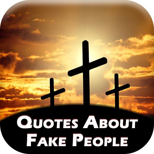 Quotes about fake people &amp; friend icon
