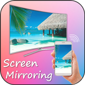 Screen Mirroring with TV icon
