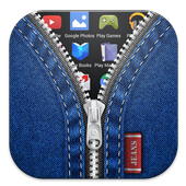 Jeans Zipper Lock Screen icon
