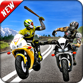 Attack Race Bike Road Rash Motorcycle Racing Game icon