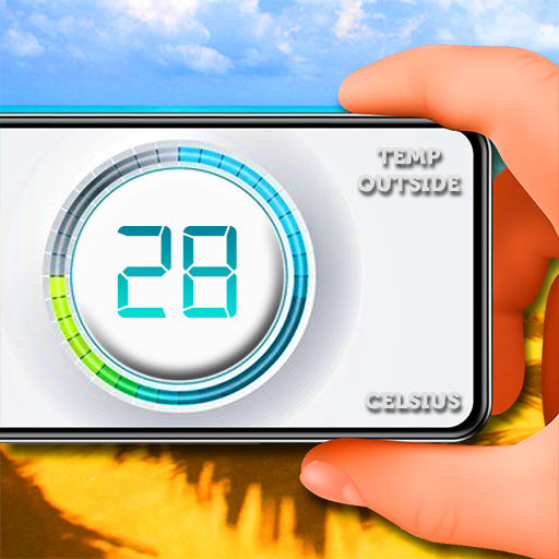 Mobile thermometer icon