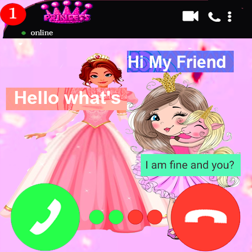 chat princess doll elssa video chat prank icon