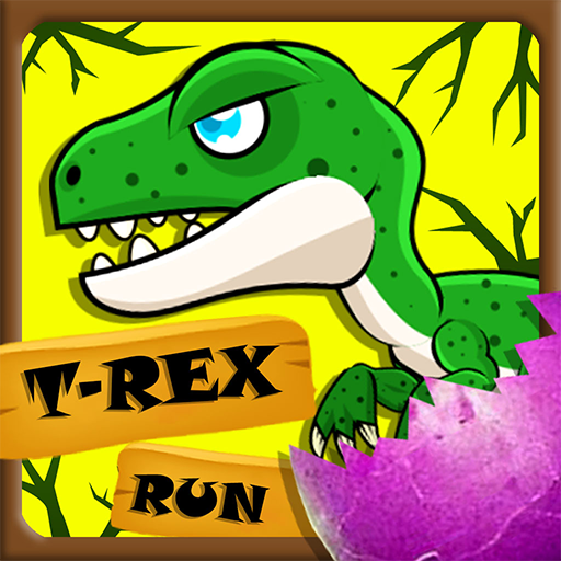 T-Rex Run Dinosaurs park world icon
