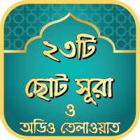 ২৩টি ছোট সূরা ও অডিও তেলাওয়াত on 9Apps