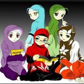 Anime Hijab Karton Muslim wallpaper icon