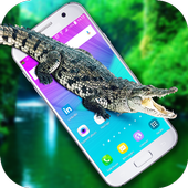 Crocodile On Screen Prank أيقونة