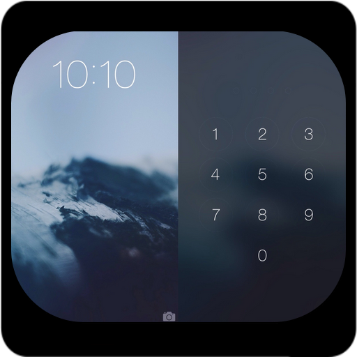 I lock screen IOS 11 Style IPhone x icon