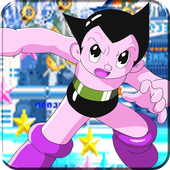 astro boy fighting icon