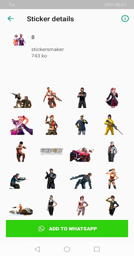 FreFire 🔥 Stickers WAStickersApps F🔥F screenshot 3