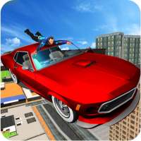 Hollywood Rooftop Car Jump: Stuntman Simulator