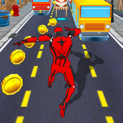 Subway Endless Run: Superhero Robot icon