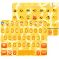 Orange Keyboard Theme - Emoji Keyboard Wallpaper on 9Apps