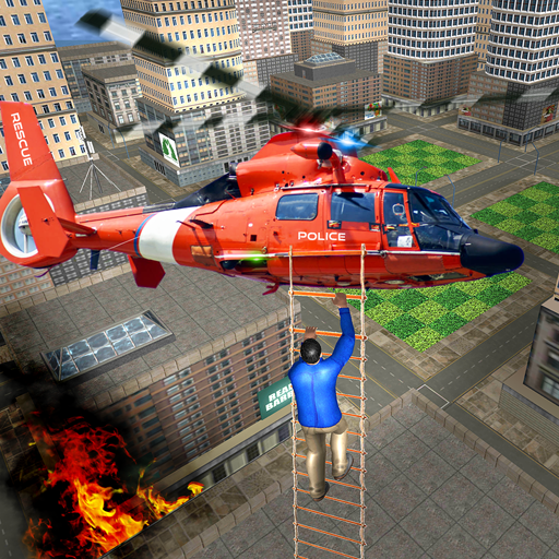 Real City Police Helicopter Games: Rescue Missions icon