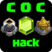 COC Gems Hack prank icon