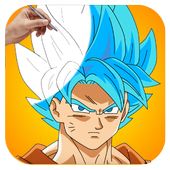 How to Draw Super Saiyan God icon