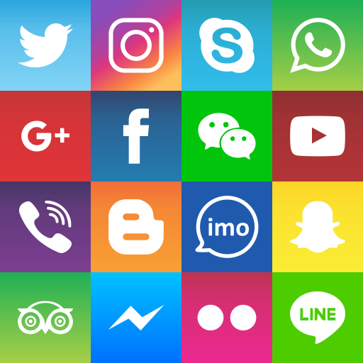 All Social media Activities in one app- Social app icon