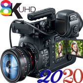 8k Full HD Video Camera icon