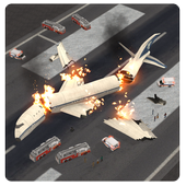 Airport Crash Rescue Sim 3D icon