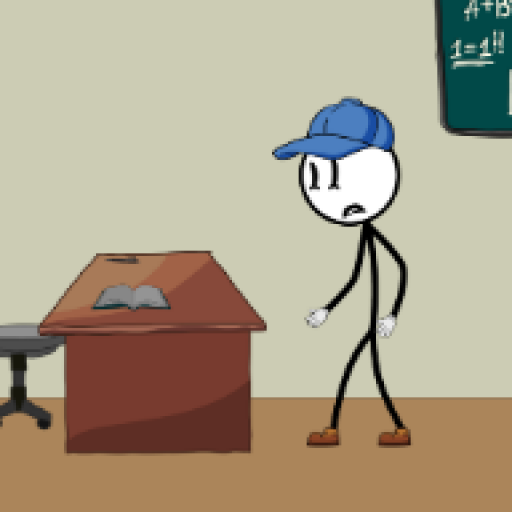 Stickman Funny School Escape أيقونة