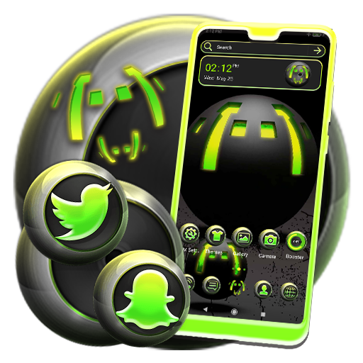 3D Light Ball Launcher Theme icon