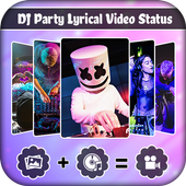 DJ Party Lyrical Video Status Maker icon