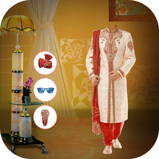 Men Sherwani Photo Suit Editor icon