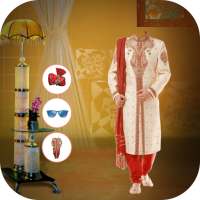 Men Sherwani Photo Suit Editor