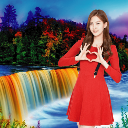 Waterfall Photo Frame icon