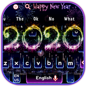 2020 Happy New Year Keyboard Theme icon