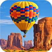 Hot air balloons.Wallpaper