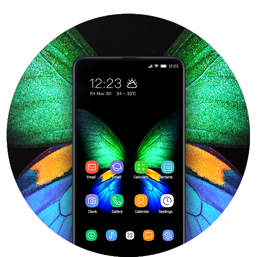 Theme for galaxy fold change your smartphone FREE icon