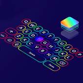 LED keyboard - RGB Colorful Keyboard Lighting on 9Apps