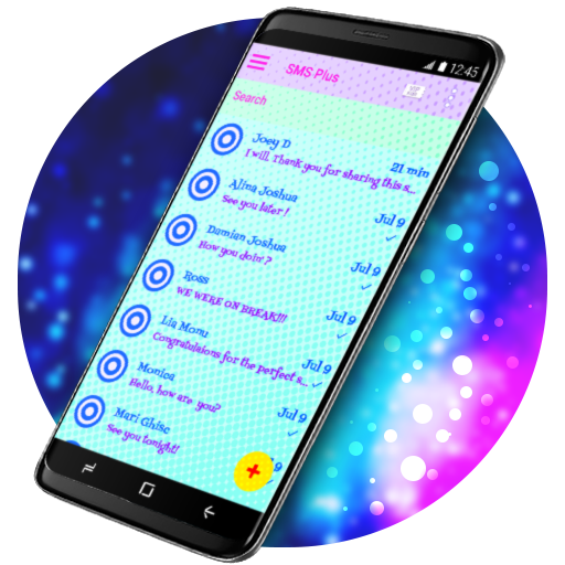 Crazy Colors SMS Theme icon