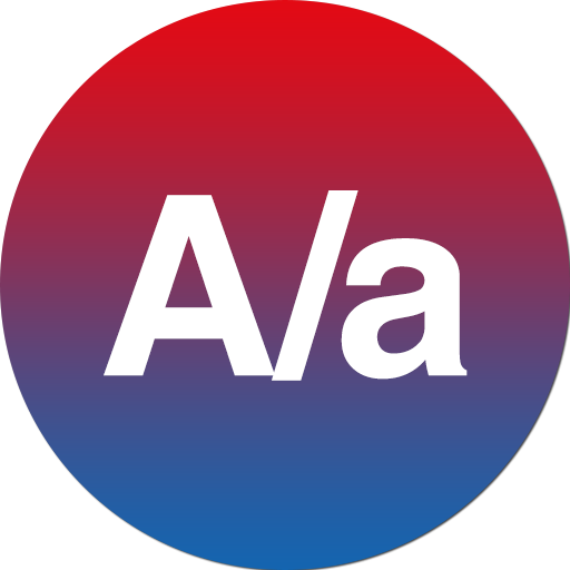 A/a Gradient icon