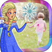 Your photo &amp; frozen princesses icon