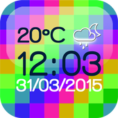 Digital Weather Clock icon