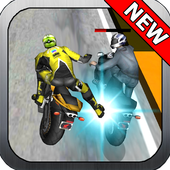 Traffic Bike Rider Fight icon