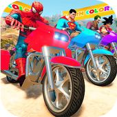 Super Heroes Downhill Racing icon