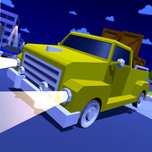Blocky Jeep Craft Transport 3D icon