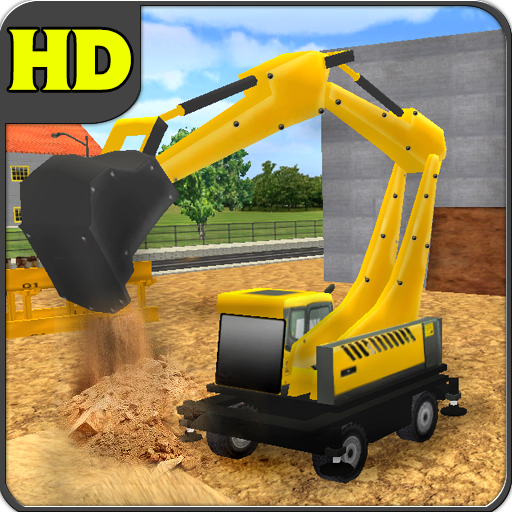 City Construction Backoe 3D icon