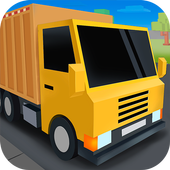 Cube Garbage Truck Simulator icon