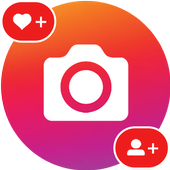 Popularity in Instagram icon
