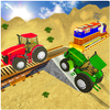 Heavy Duty Tractor Cargo Train Transport icon