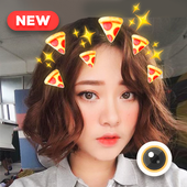 Sweet Snap Live Filter - 3D Face Emoji Snap Cat icon
