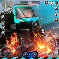 Stunt Game: Rickshaw Driving