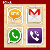 2Click Speed Dial Contact Widget icon