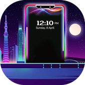 Border light Notification-Rounded Corner-StatusBar icon