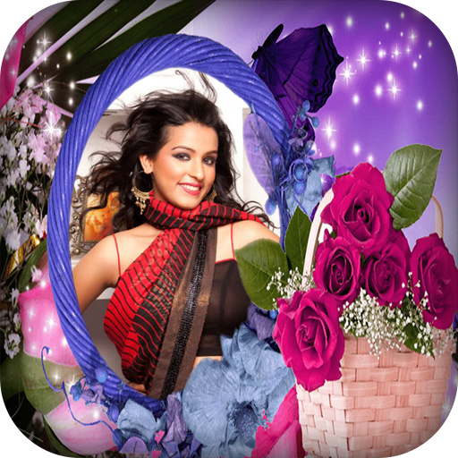 Rose Flower Photo Frames - magic love touch editor icon