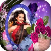 Rose Flower Photo Frames - magic love touch editor